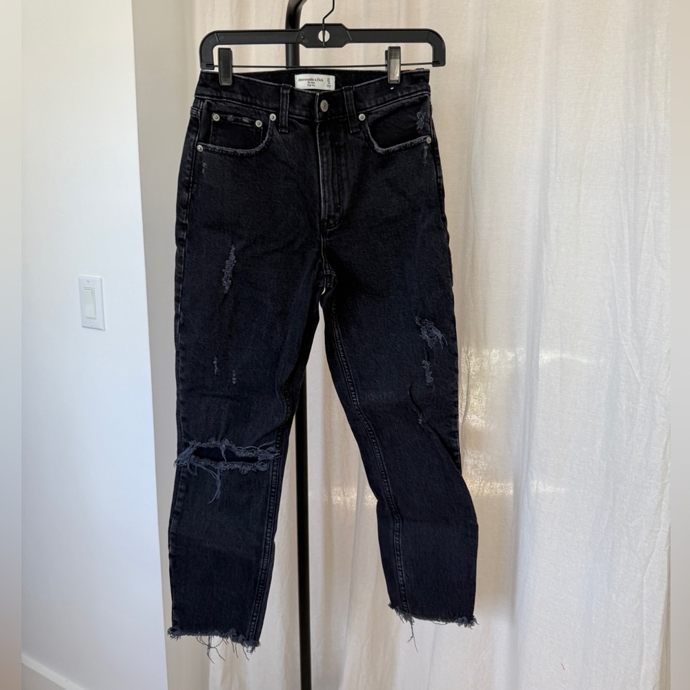 Abercrombie & Fitch Dark Wash High Rise Jeans